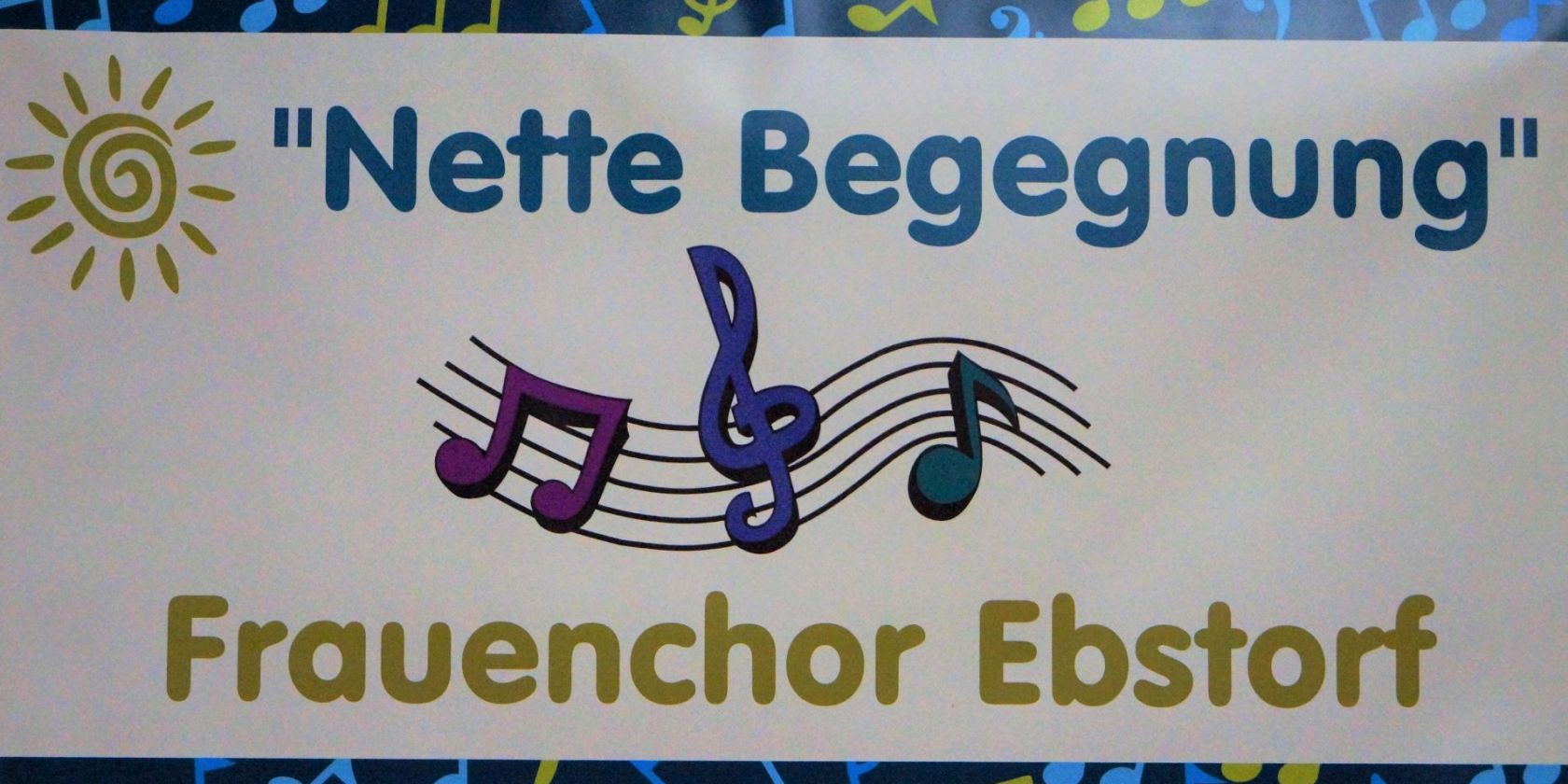 Plakat Nette Begegnung online, © Frauenchor Ebstorf