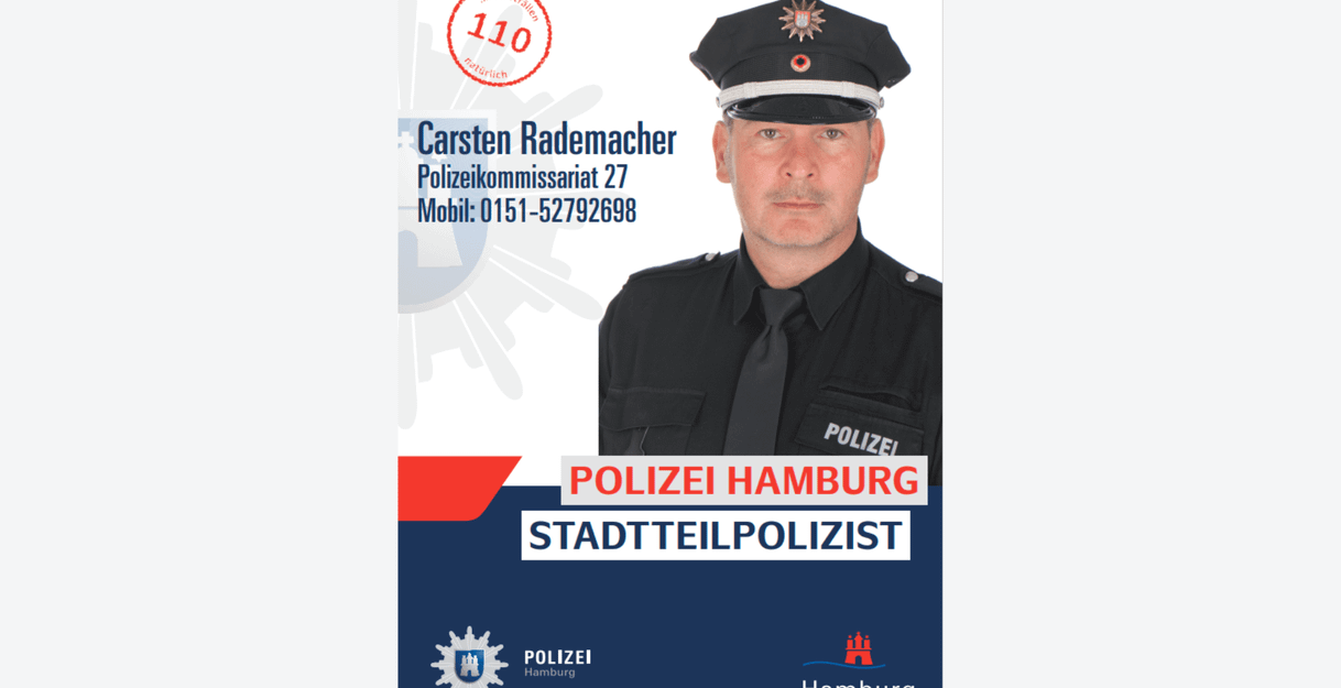 Bürgersprechstunde der Polizei in der Bücherhalle Eidelstedt