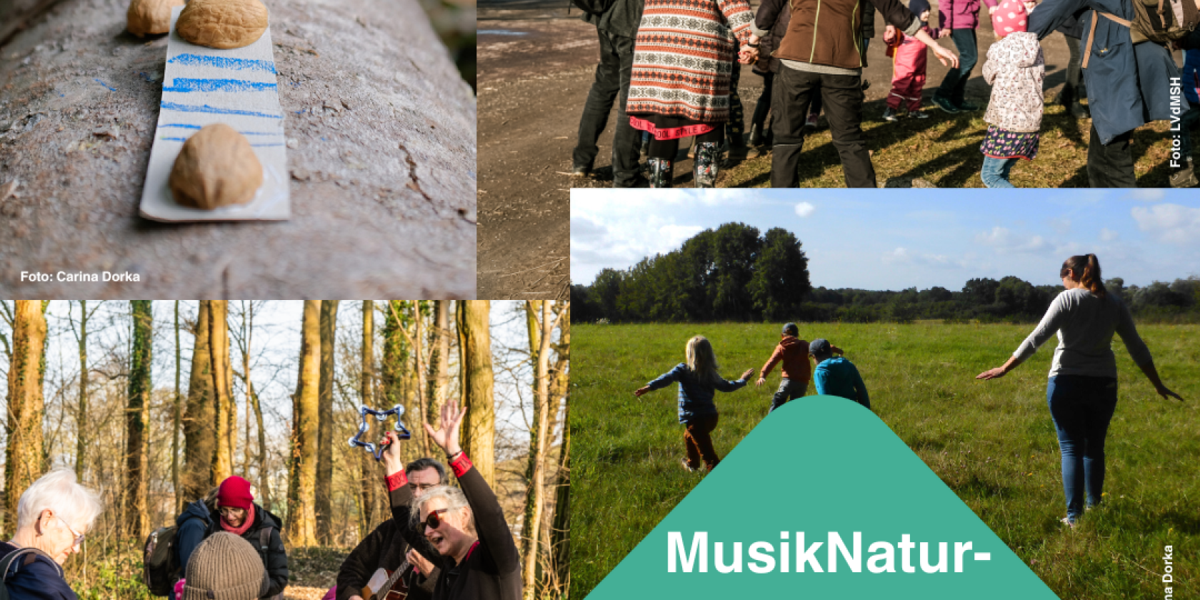 Familien mit Kindern musizieren und basteln Instrumente, © LVdMSH