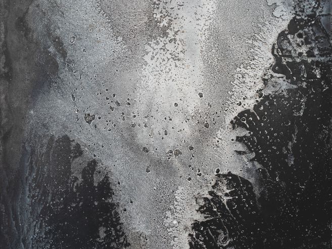 Foto der Lavaformation des Isländischen Vulkans Eyjafjallajökull nach dem Ausbruch 2011.