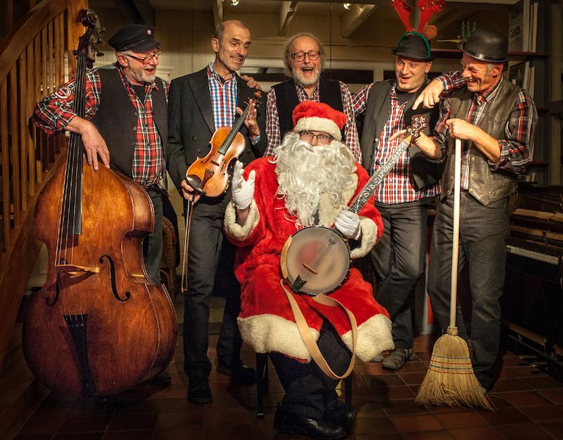 Internationale plattdüütsche Skiffle Wiehnacht mit der Band Appeltown Washboard Worms