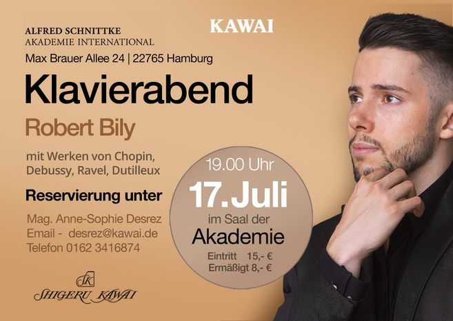 Kawai Konzert mit Robert Bily