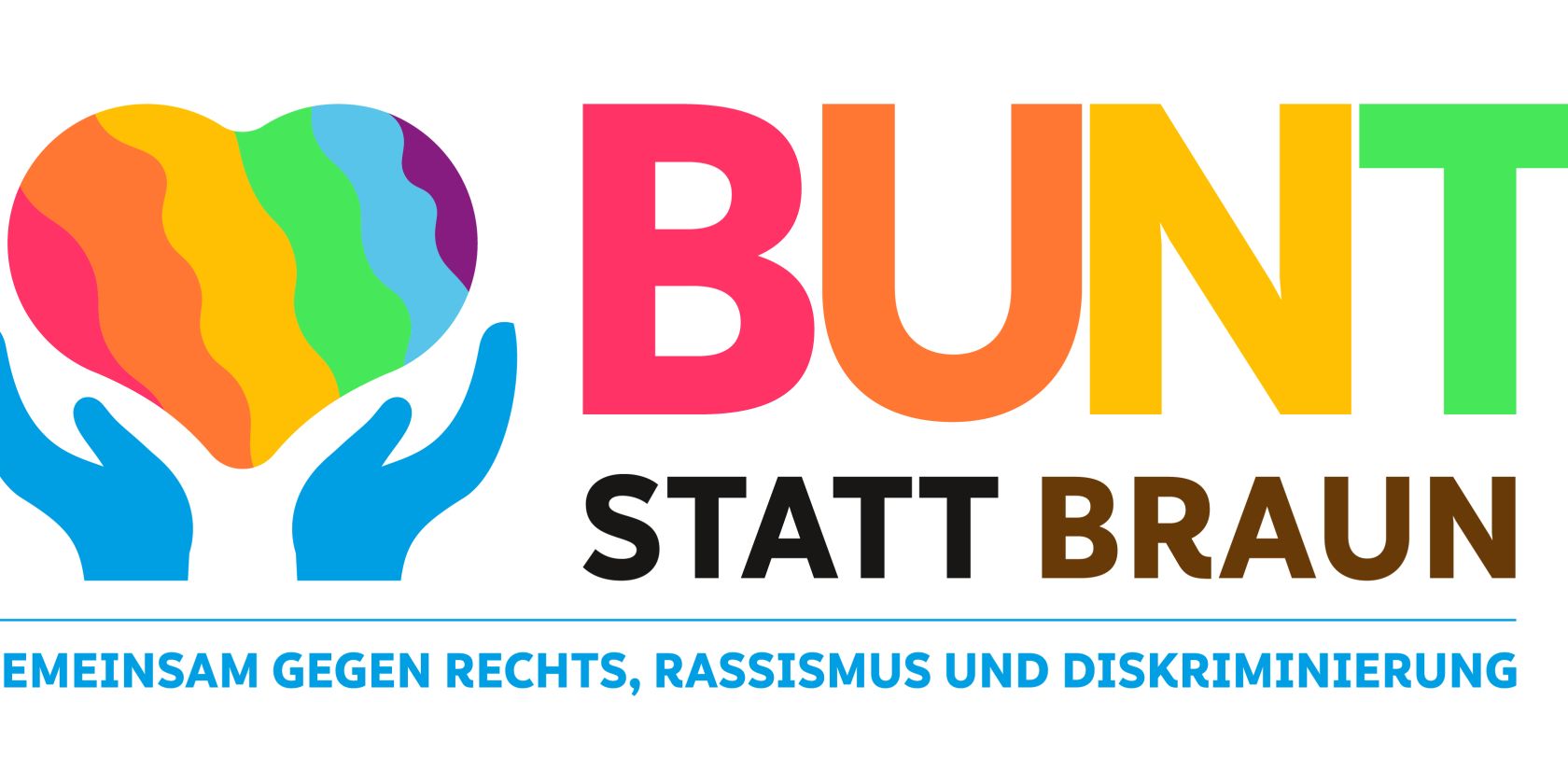 Logo Neu Bunt statt Braun, © Bücherhallen Hamburg