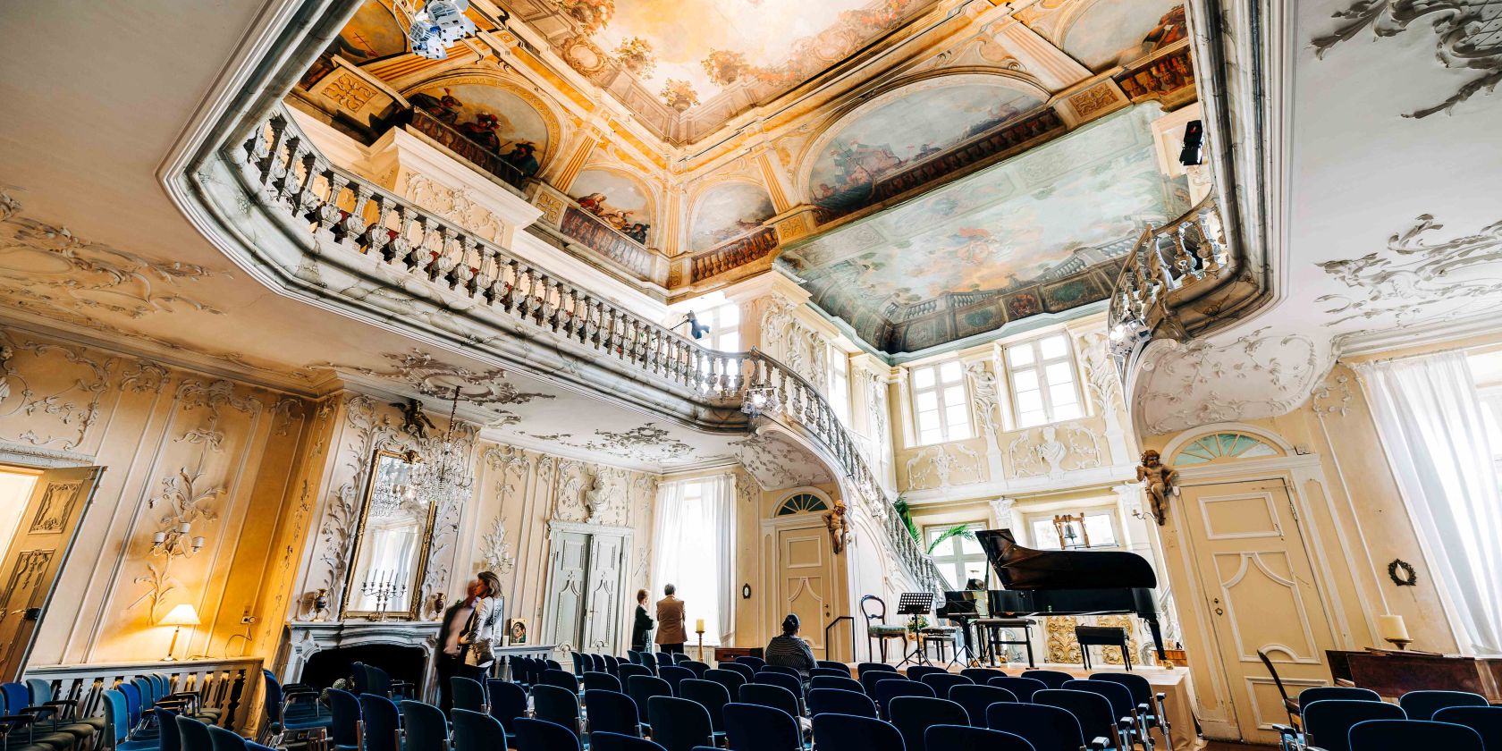 Barocksaal im Herrenhaus - Kultur Gut Hasselburg, © Nicolas Döring