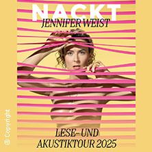 Jennifer Weist – Nackt - mein Leben zwischen den Zeilen | Lese- und Akustiktour, © links im Bild