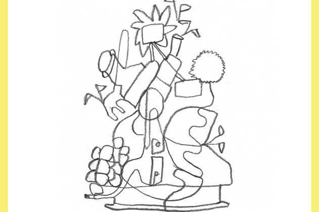 gezeichneter pokal