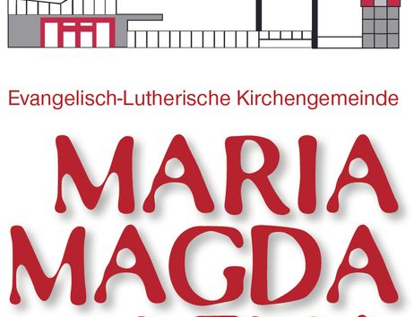 Logo der Maria-Magdalena-Kirche mit stilisierter Gebäudeskizze und Schriftzug.