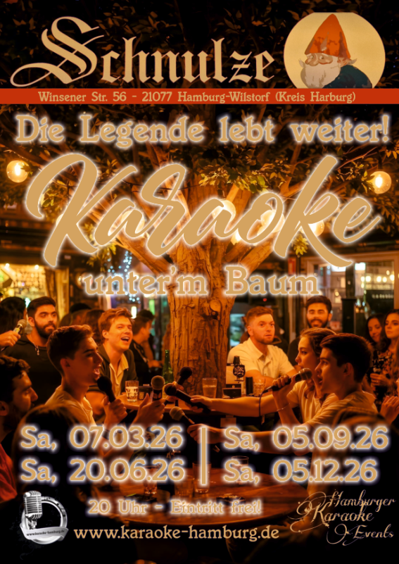 Flyer Karaoke unter'm Baum