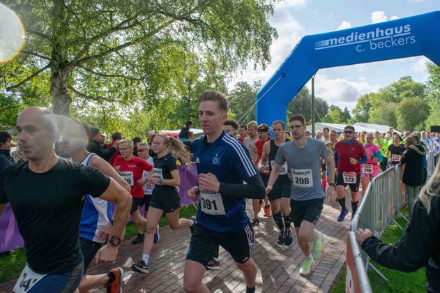 Läufer beim AZ Firmenlauf in Bad Bevensen