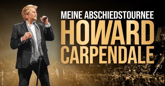Howard Carpendale auf der Bühne während seiner Abschiedstournee.