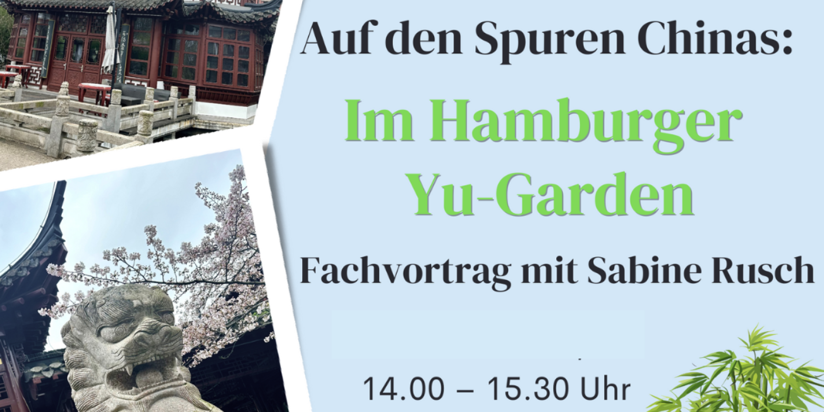 Gartenführung Hamburger Yu-Garten, © Alina Kurowski