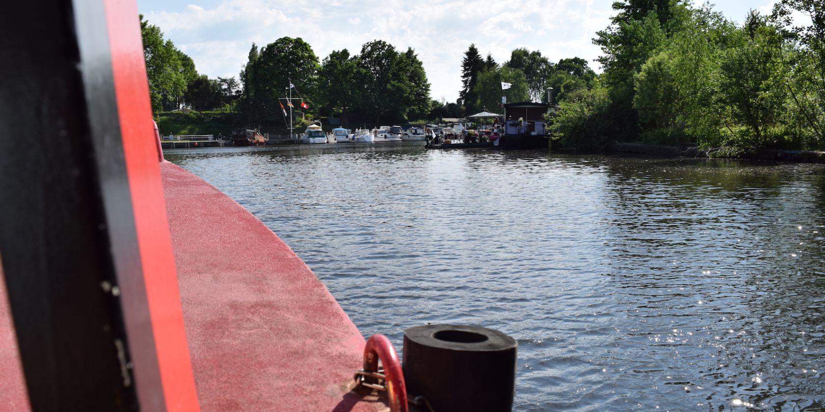 Historische Barkassenfahrt, © Stadtteilarchiv Hamm