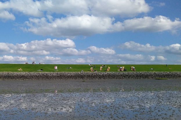 Auf Entdeckungstour: Wattwanderung in der Meldorfer Bucht, © J. Hanssen