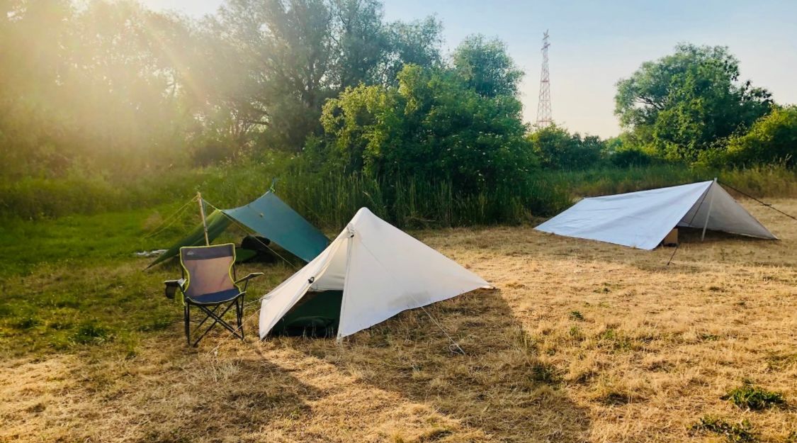 Tarpworkshop auf der Wiese