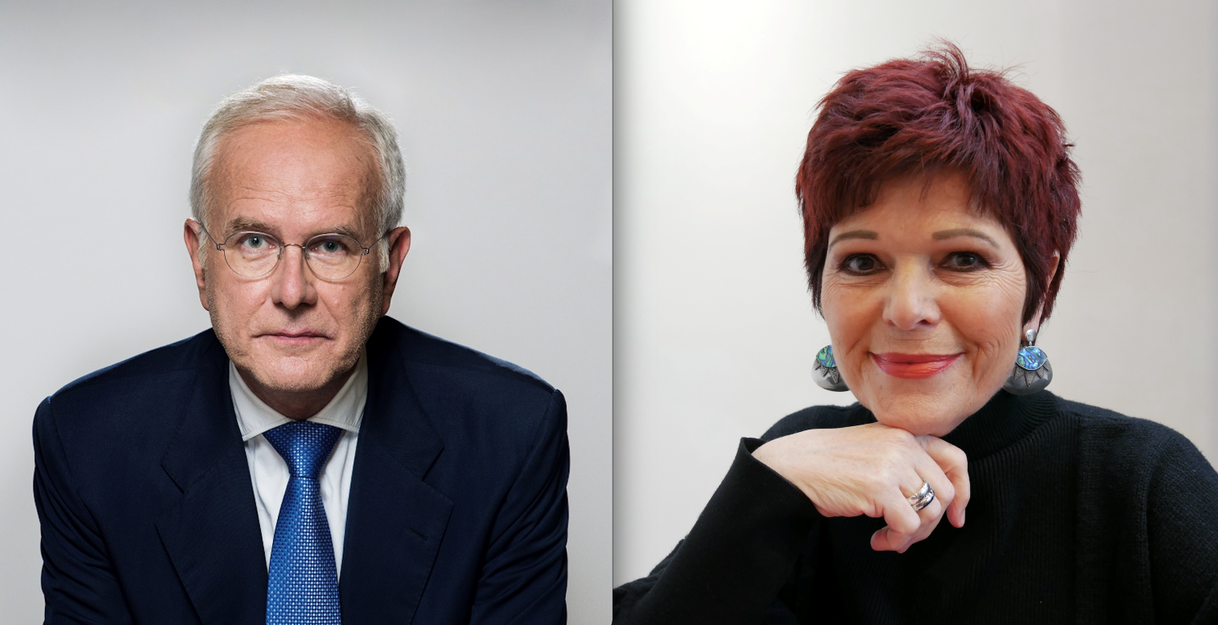 Harald Schmidt und Bernadette Schoog