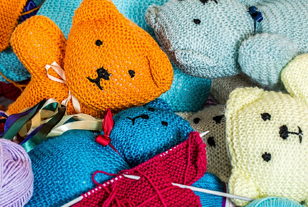gehäkelte Teddybären