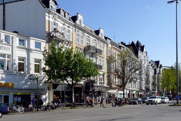 Die Eppendorfer Landstraße