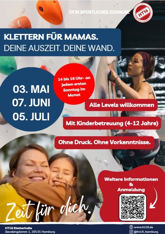Flyer: Klettern für Mamas