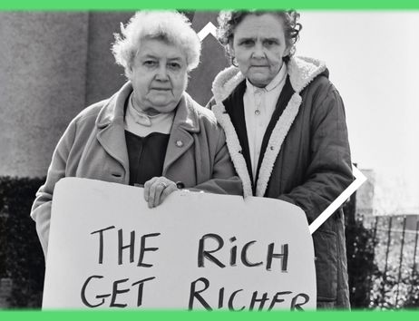 Franki Raffles, Activism and Protest, Pensioners protesting, Edinburgh. 1987-88 