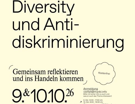 Informationen zum Training zu Diversity und Antidiskriminierung