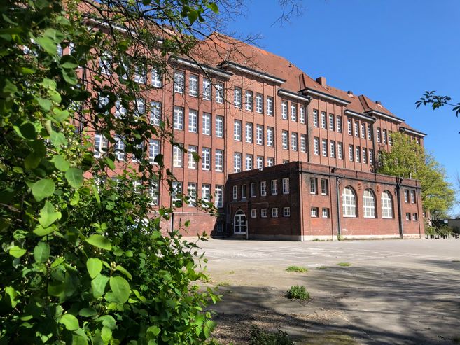 Außenansicht Gebäude Bullenhuser Damm