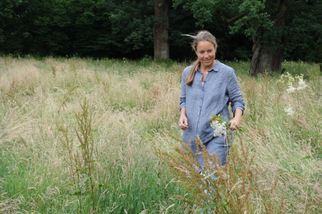 Daniela Wolff im Feld