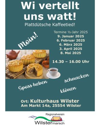 Plattdütsche Kaffetied, © Regionalverein Wilstermarsch e.V.