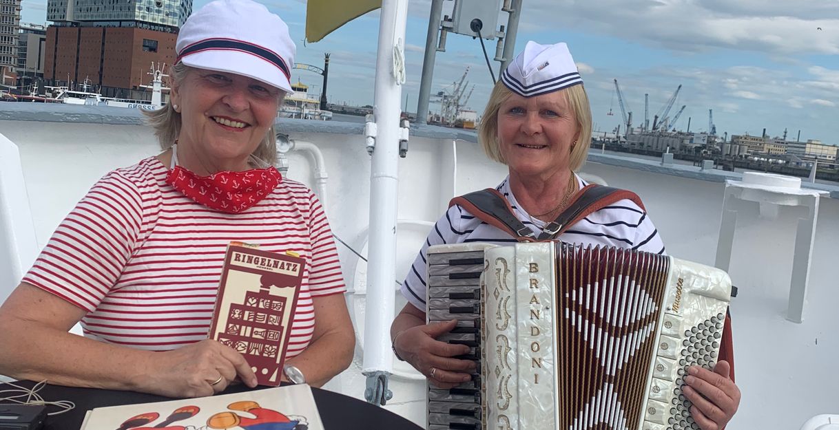 Helga Siebert und Angelika Eger