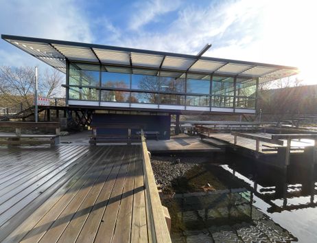 Teehaus im Frühling