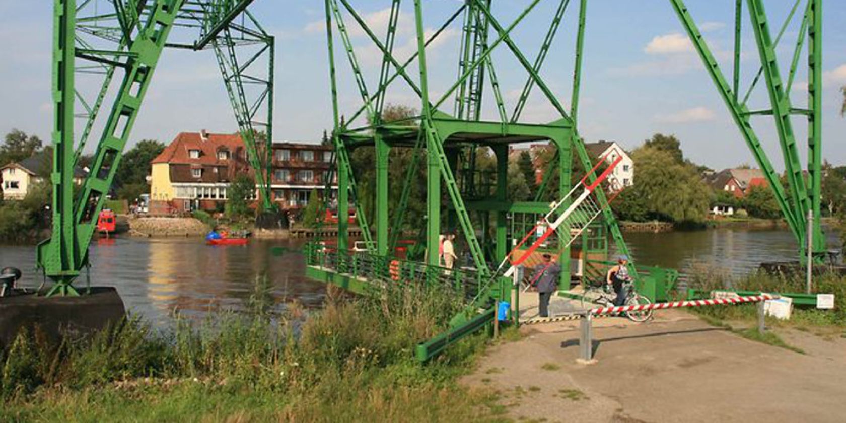 Schwebefähre Osten-Hemmoor, © Sven Bardua