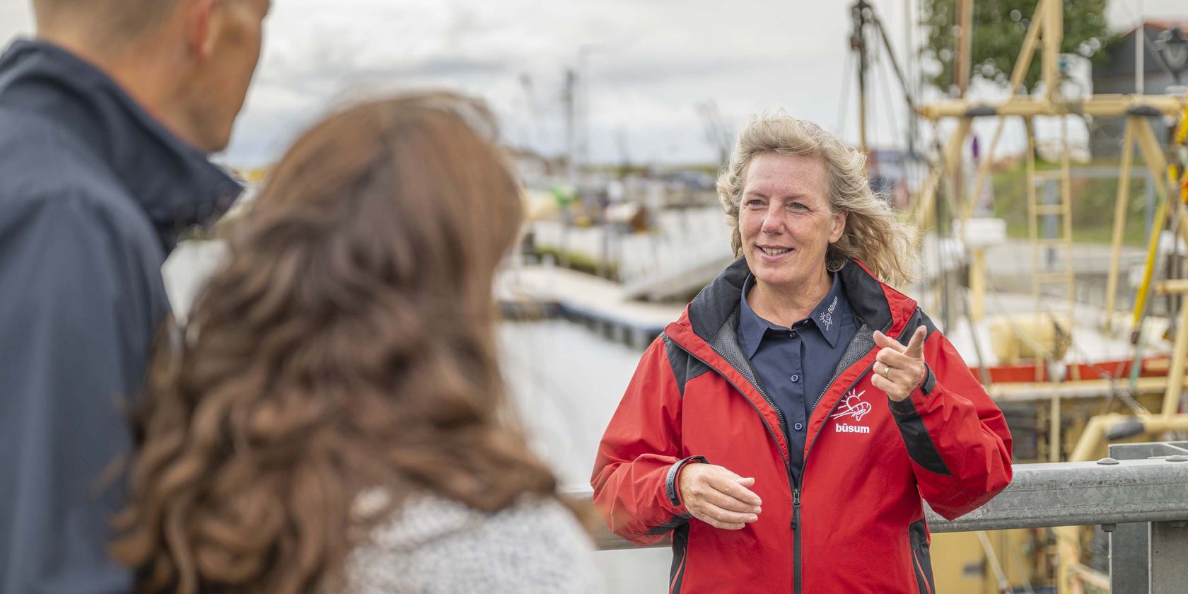 Moin in Büsum - Begrüßung durch die Büsumer Gästelotsen, © Foto Oliver Franke