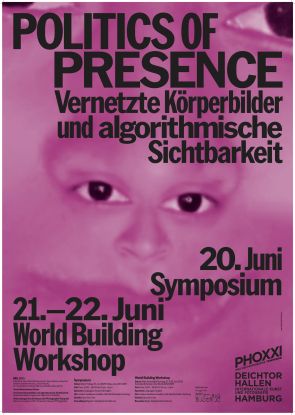 250520_Politics_of_Presence_Symposium_Plakat_final, © Found image. Design: MENSCHMASCHINE Studio