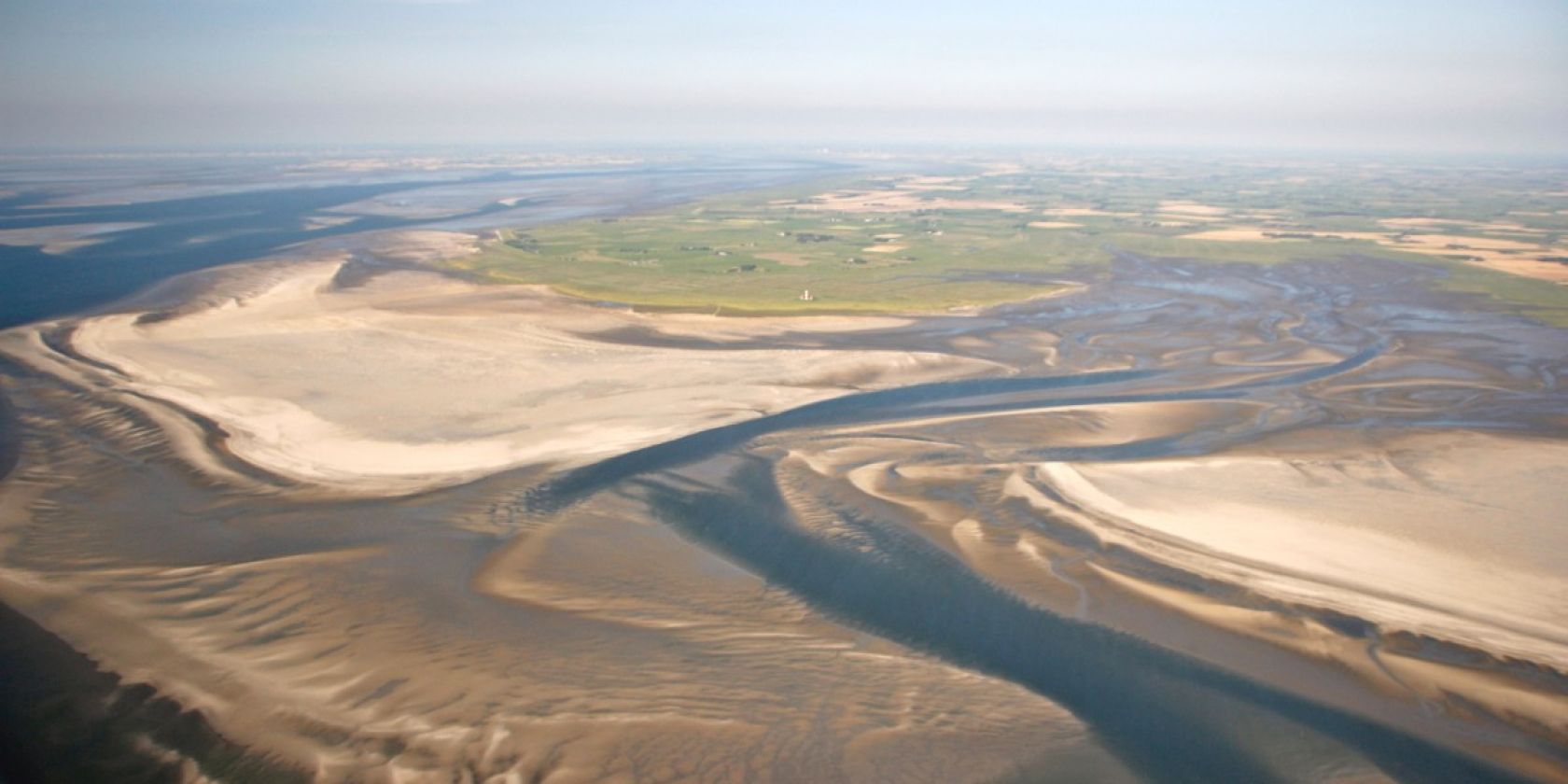 Das Wattenmeer von oben, © Schutzstation Wattenmeer e.V.