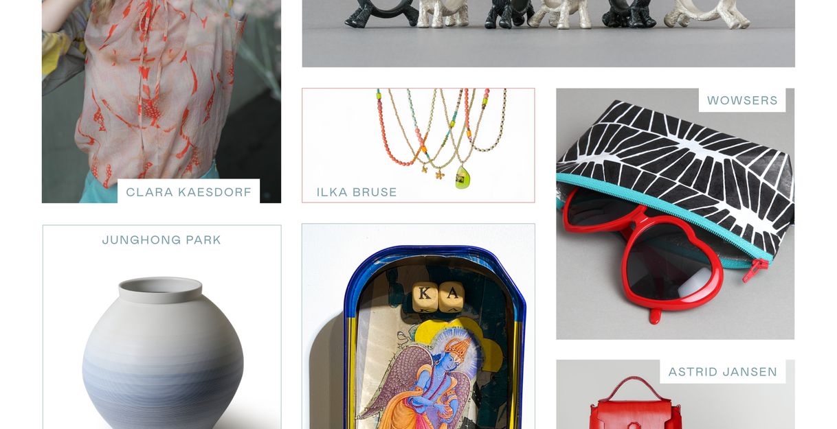 Auswahl an Kunsthandwerk und Design der Aussteller:innen