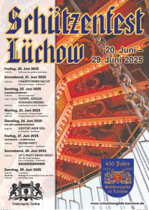 plakat-2025, © Schützengilde Lüchow