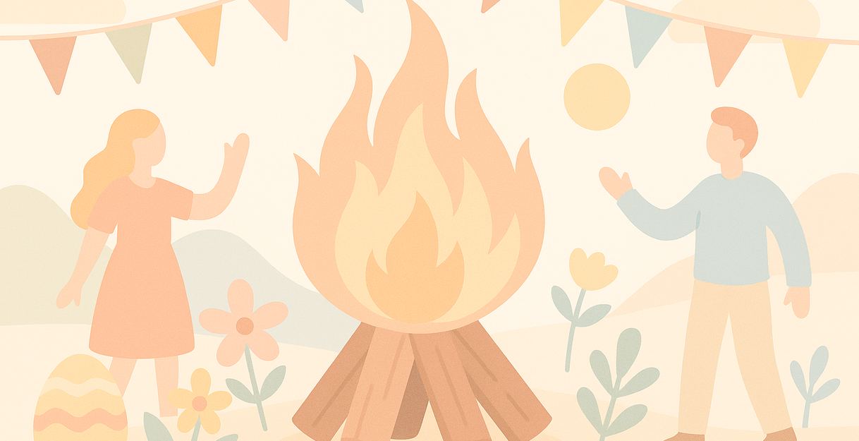 Symbolbild für ein Osterfeuer 