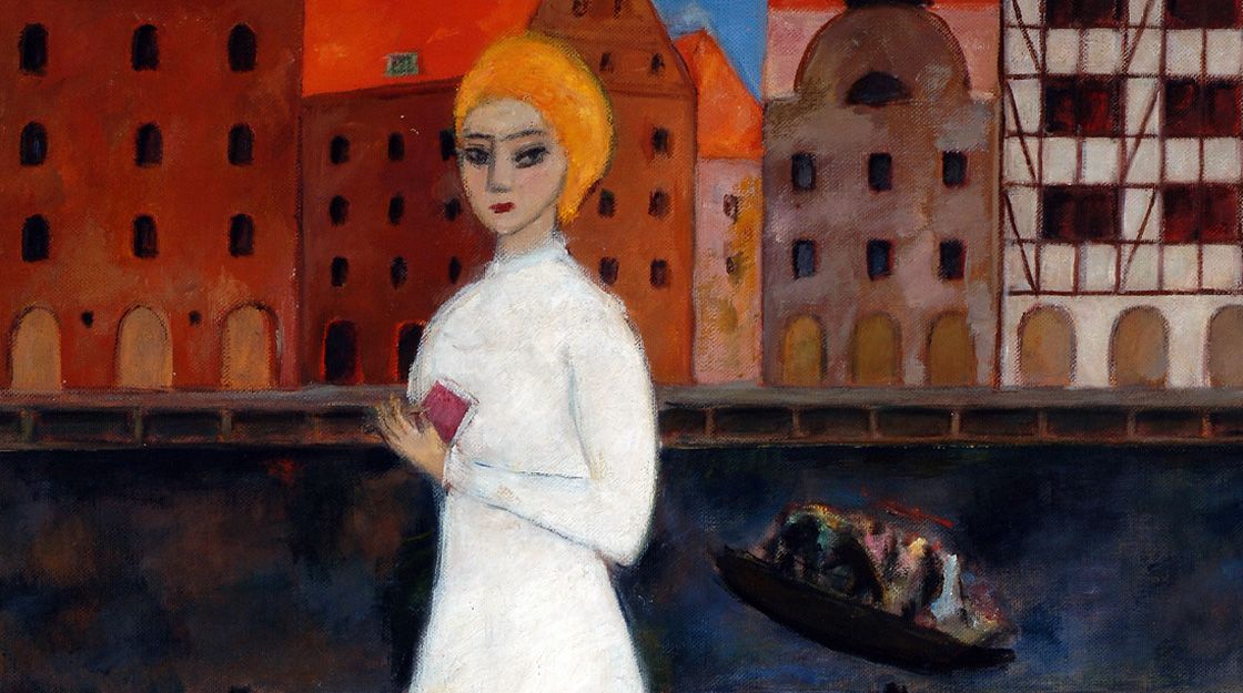 Wladimir von Zabotin, Sonntagmorgen in Danzig (Detail), o. Dat., Kunsthalle Mannheim © Sammlung Emma Zabotin © Foto: Kunsthalle Mannheim