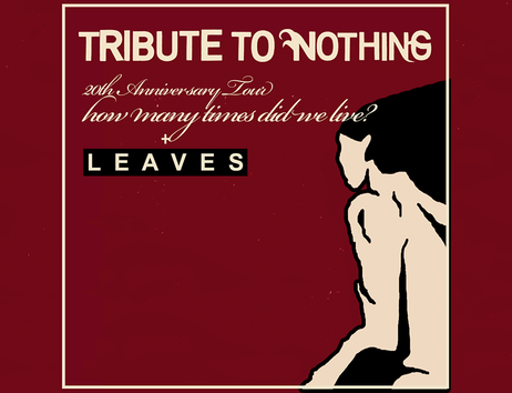Poster für die 20-jährige Jubiläumstour von Tribute To Nothing mit Special Guest Leaves.
