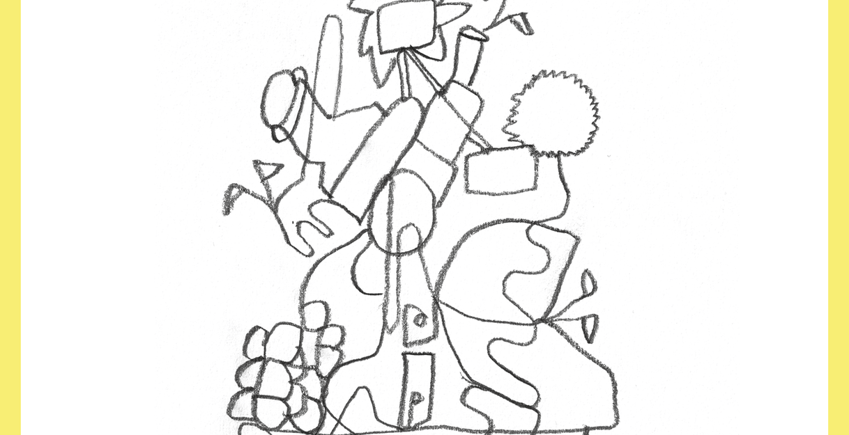 gezeichneter pokal
