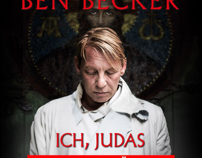 Plakat für Ben Beckers Jubiläumstour 'Ich, Judas'.