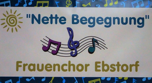 Plakat Nette Begegnung online, © Frauenchor Ebstorf
