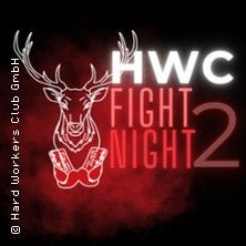 Logo der HWC Fight Night 2.0 mit einem Hirschkopf und Boxhandschuhen.