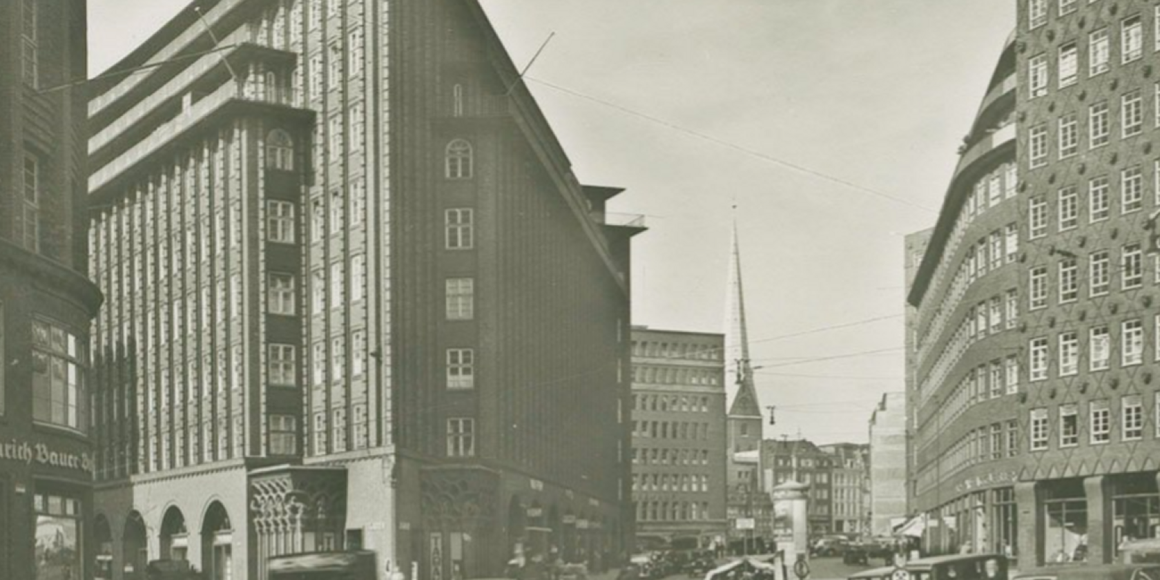 Teil 1: Kontorhausviertel und Speicherstadt, © Hans Hartz: Chilehaus (1928-1971), Verlag Hans Andres. Sammlung: Museum für Hamburgische Geschichte.