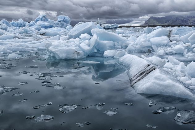 Schmelzende Eisberge