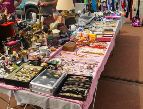 Flohmarkt auf dem Spielbudenplatz