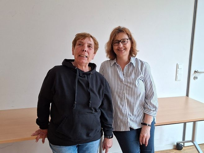 Carmen Nowald und Kerstin Tomkowitz