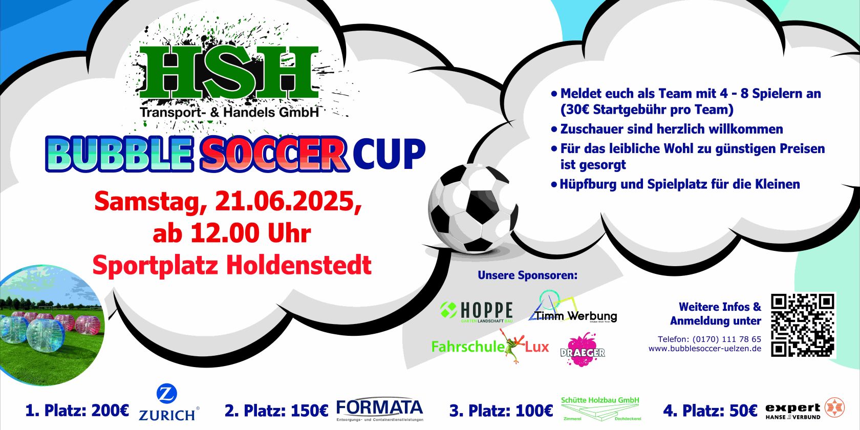 Bubble Soccer Cup 2025 Bauzaunba, © Niklas Ritz