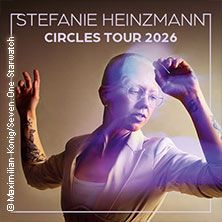 Plakat der Stefanie Heinzmann Circles Tour 2026 mit künstlerischem Porträt.