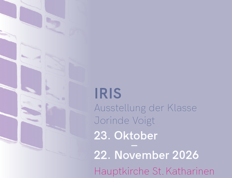 Plakat zur Ausstellung IRIS