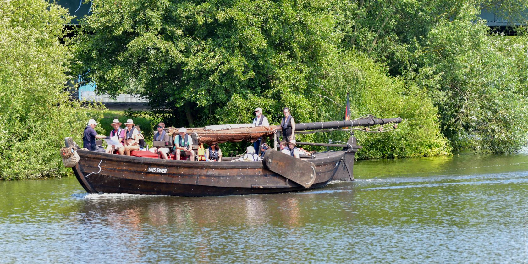 Ewer auf Schleusenkanal-1203, © Förderverein-Vierländer Ewer e.V.